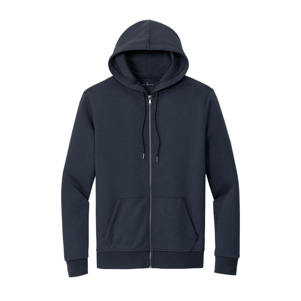 embroidered-men-s-brooks-brothers-double-knit-full-zip-hoodie — Night Navy