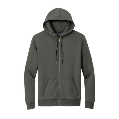 embroidered-men-s-brooks-brothers-double-knit-full-zip-hoodie — Windsor Grey