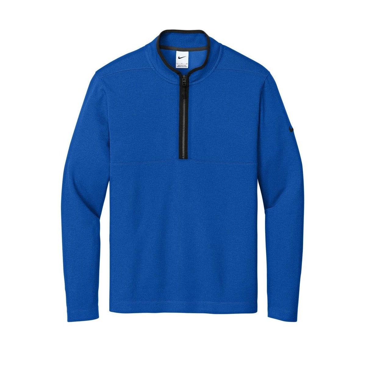 embroidered-men-s-nike-textured-1-2-zip-cover-up — Gym Blue