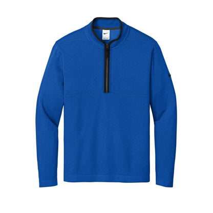 embroidered-men-s-nike-textured-1-2-zip-cover-up — Gym Blue