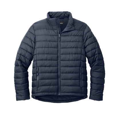 embroidered-men-s-puffer-jacket — Dress Blue Navy