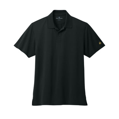 embroidered-mens-brooks-brothers-mesh-polo — Deep Black