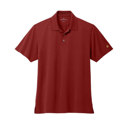 embroidered-mens-brooks-brothers-mesh-polo — Rich Red