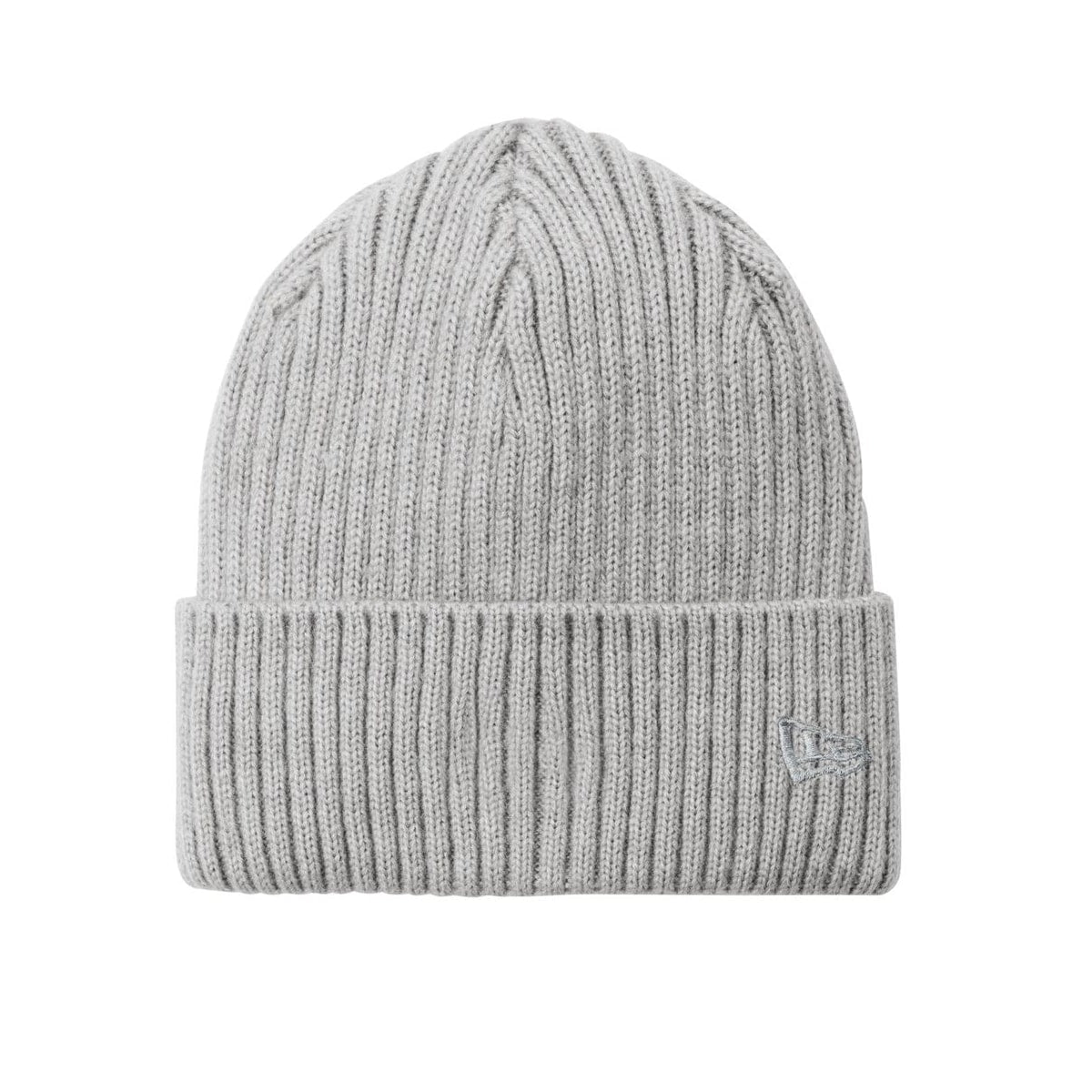 embroidered-new-era-core-classic-cuff-beanie — Heather Grey