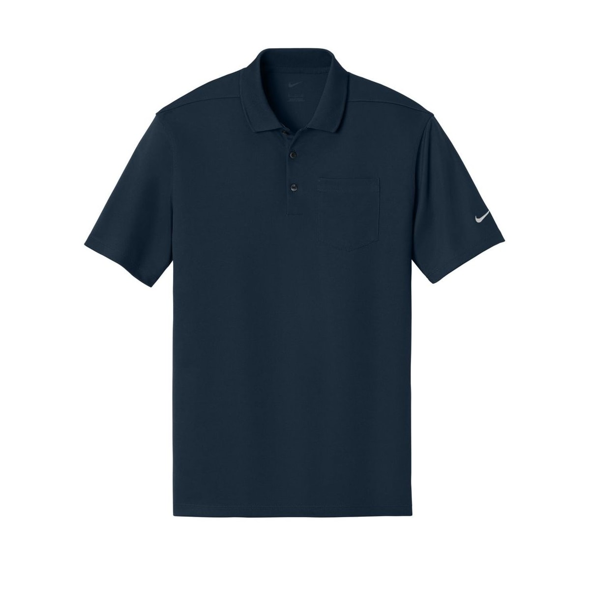 embroidered-nike-dri-fit-micro-pique-2-0-pocket-polo-nkdc2103 — Navy
