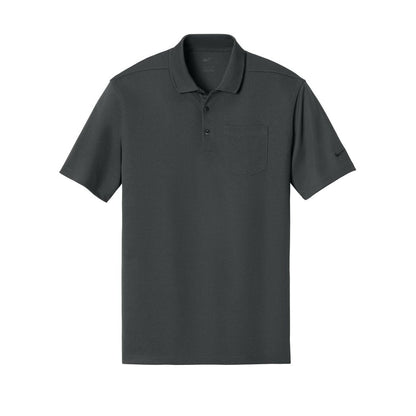 embroidered-nike-dri-fit-micro-pique-2-0-pocket-polo-nkdc2103 — Anthracite