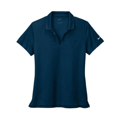 embroidered-nike-ladies-dri-fit-micro-pique-2-0-polo-nkdc1991 — Navy
