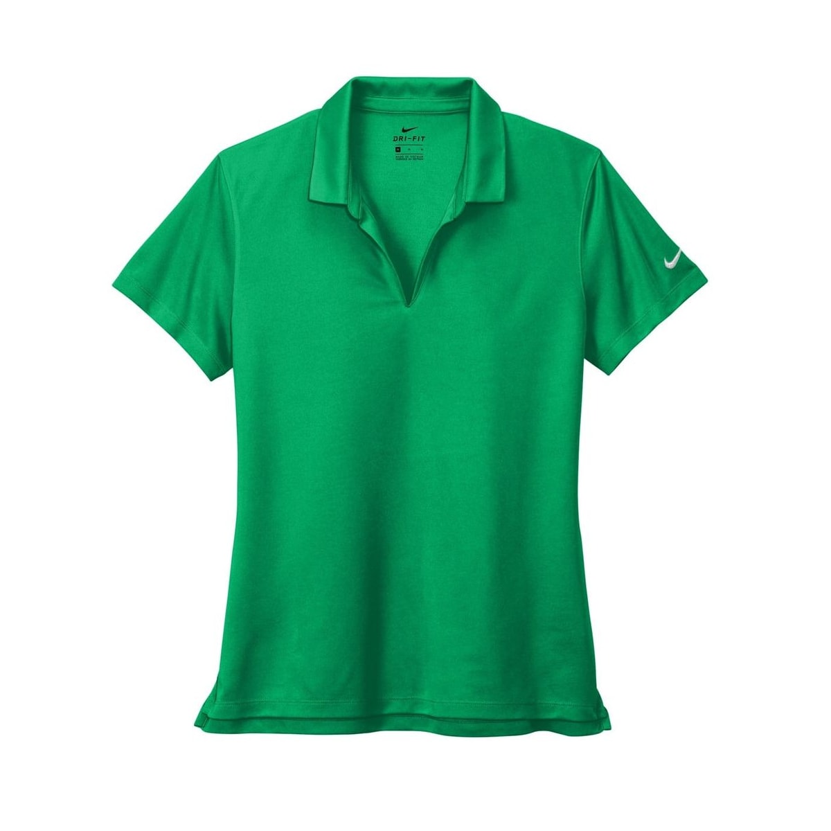 embroidered-nike-ladies-dri-fit-micro-pique-2-0-polo-nkdc1991 — Lucid Green