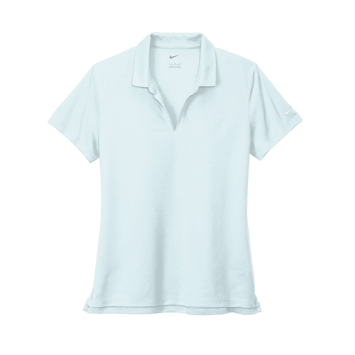 embroidered-nike-ladies-dri-fit-micro-pique-2-0-polo-nkdc1991 — Blue Tint
