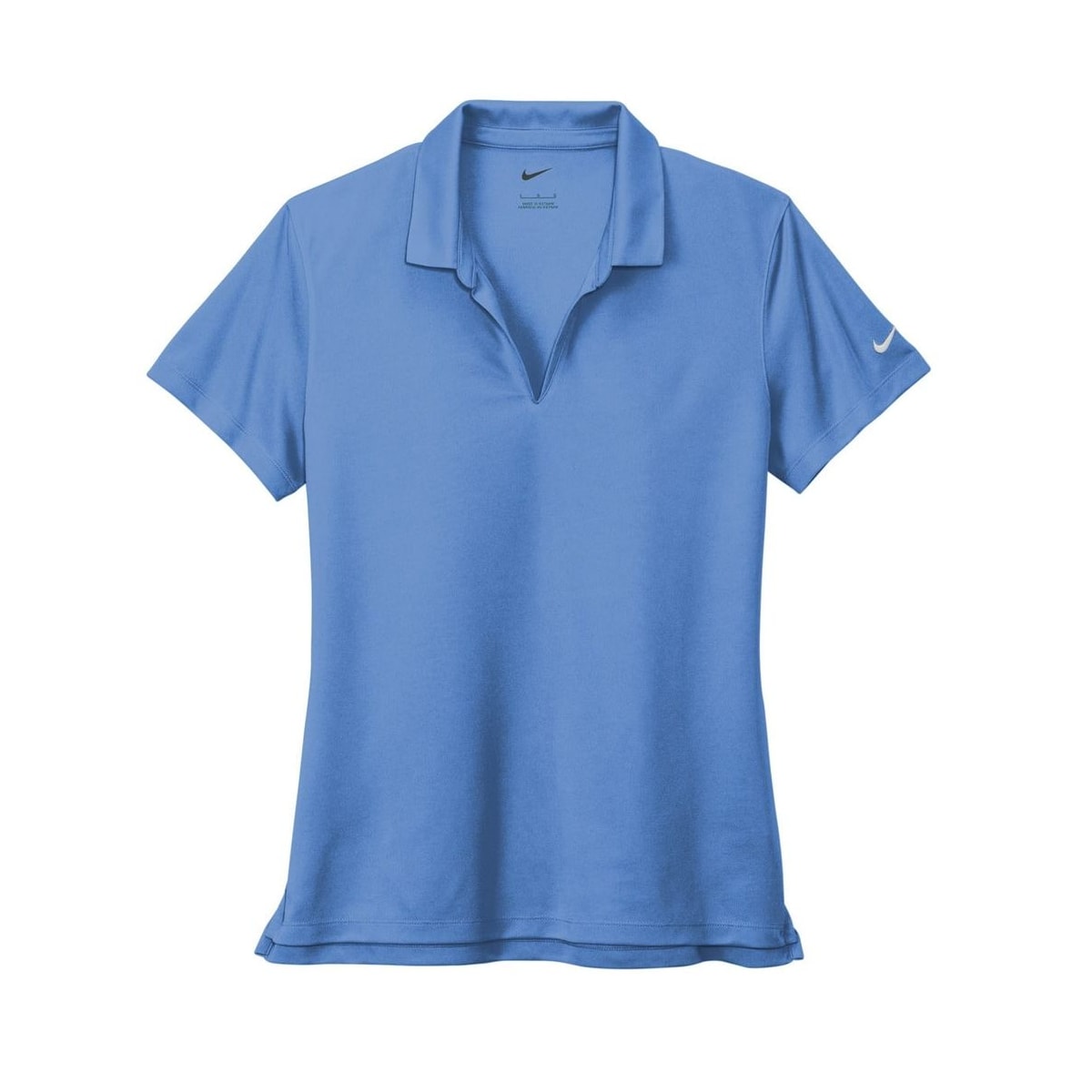 embroidered-nike-ladies-dri-fit-micro-pique-2-0-polo-nkdc1991 — Valor Blue