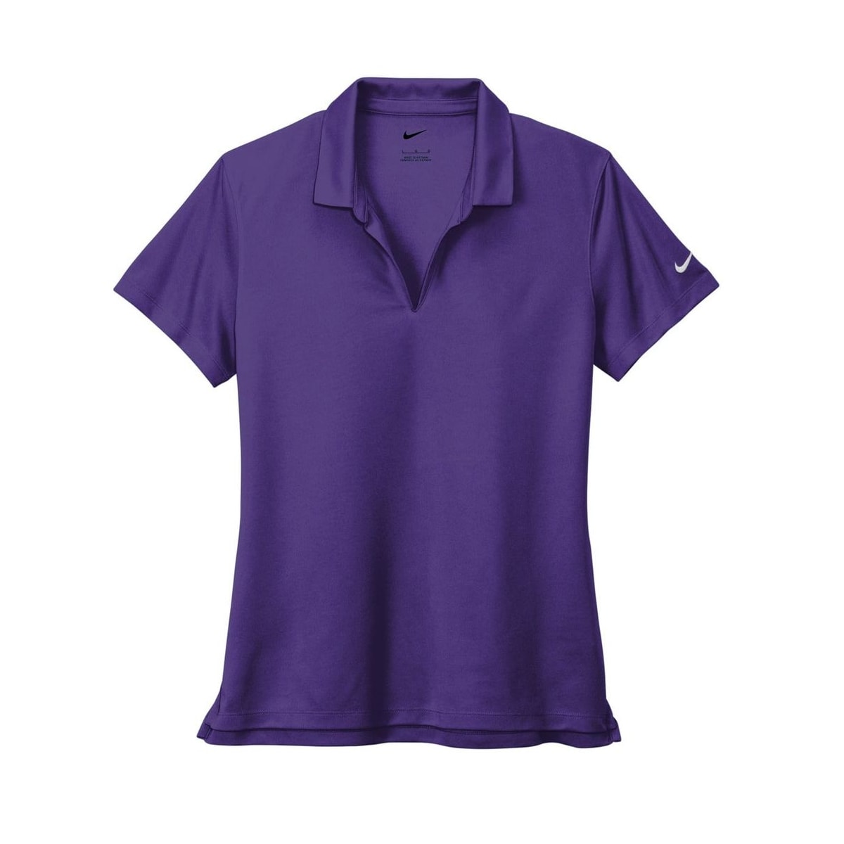 embroidered-nike-ladies-dri-fit-micro-pique-2-0-polo-nkdc1991 — Court Purple