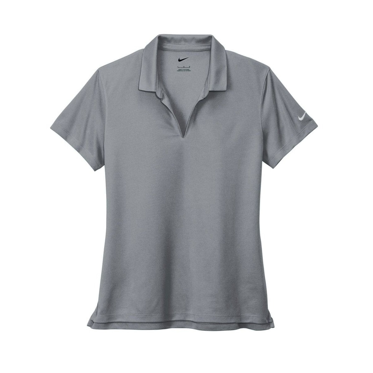 embroidered-nike-ladies-dri-fit-micro-pique-2-0-polo-nkdc1991 — Cool Grey