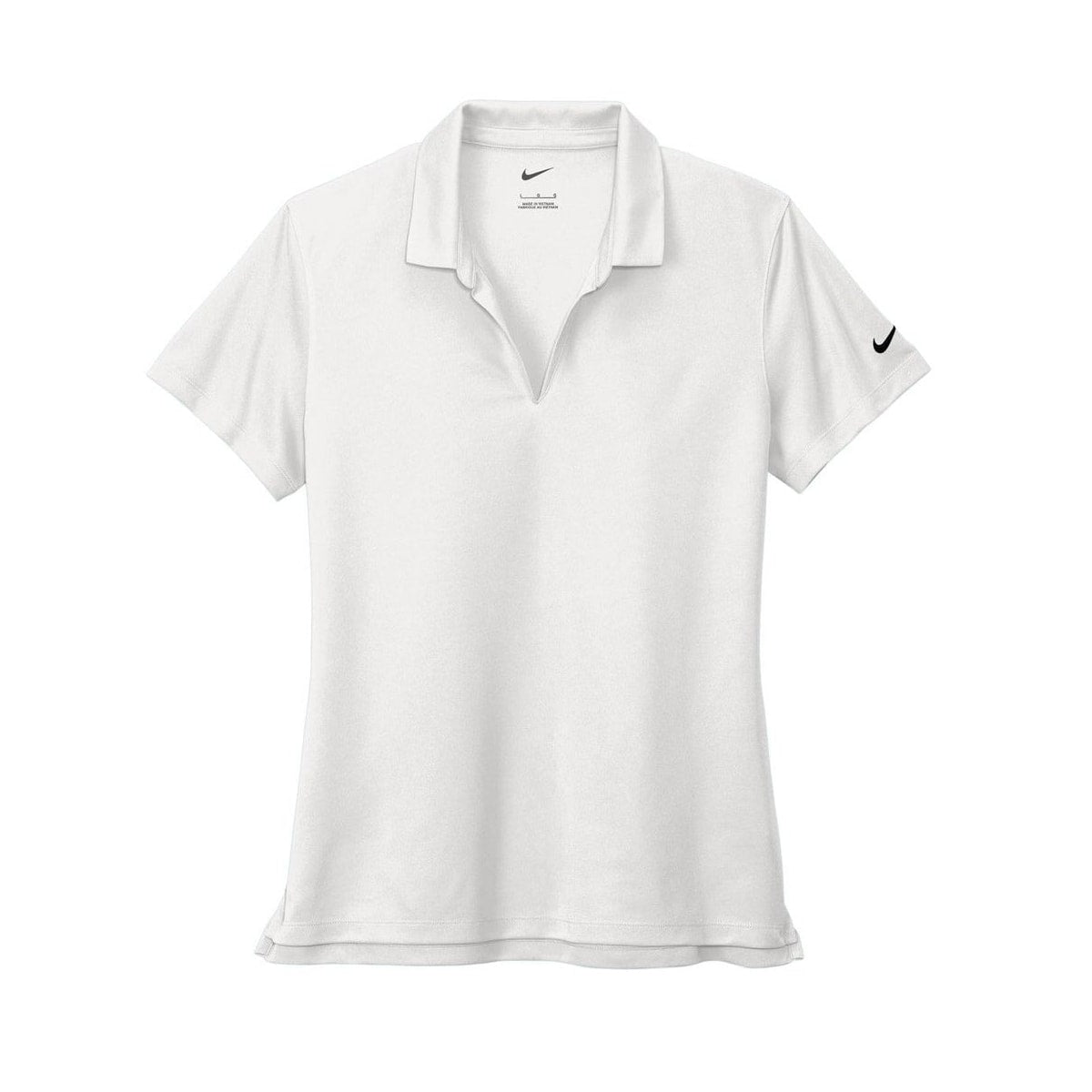 embroidered-nike-ladies-dri-fit-micro-pique-2-0-polo-nkdc1991 — White