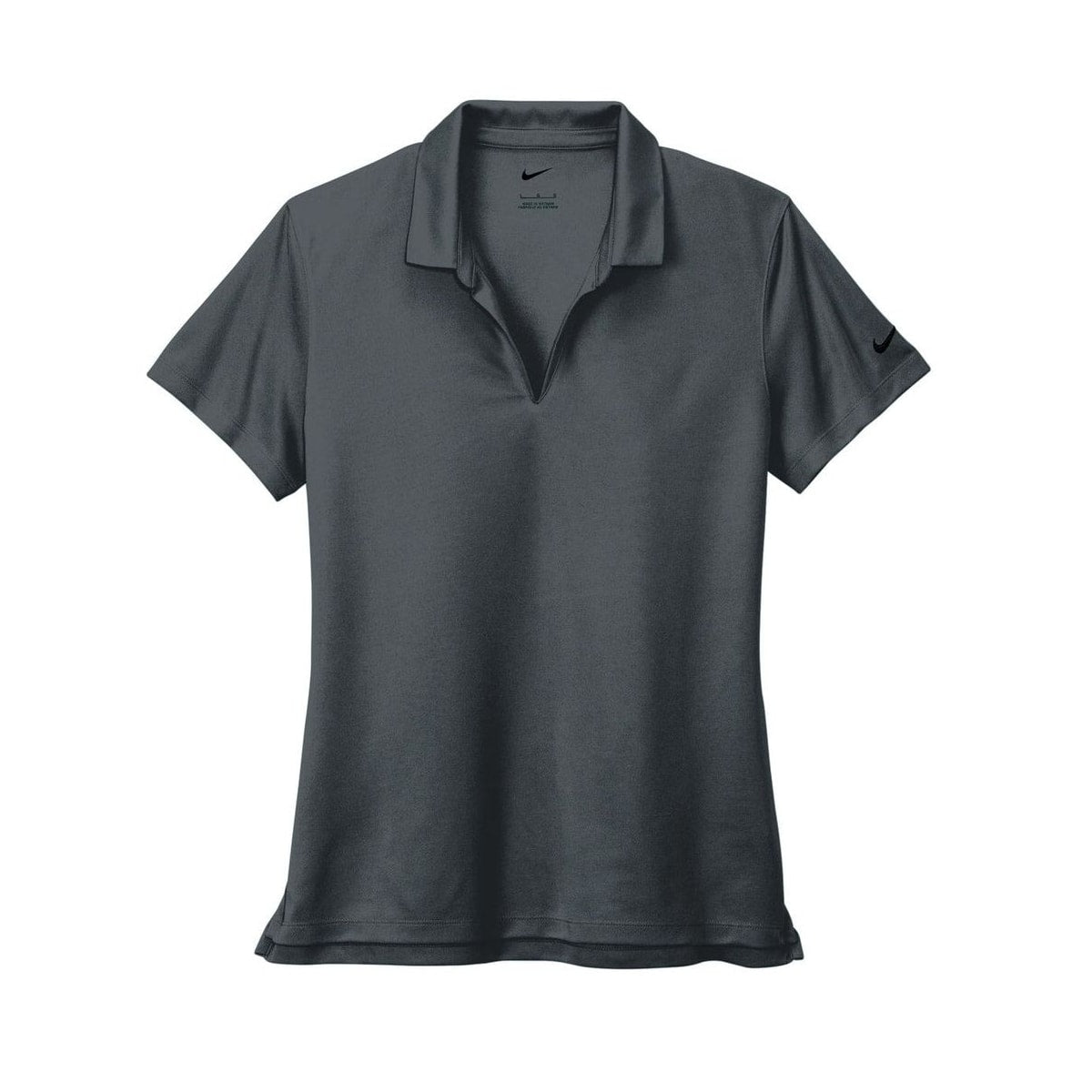 embroidered-nike-ladies-dri-fit-micro-pique-2-0-polo-nkdc1991 — Anthracite