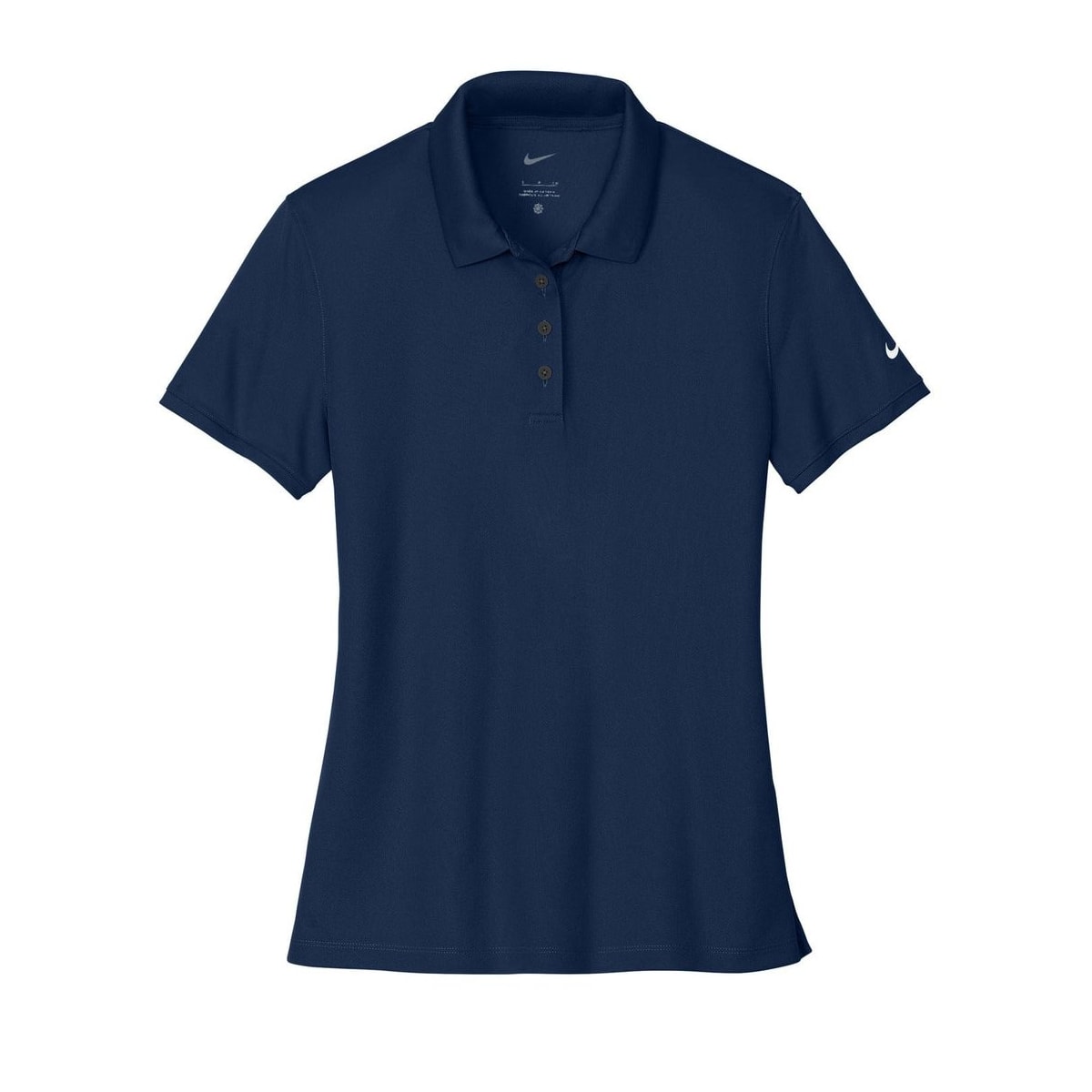embroidered-nike-ladies-victory-solid-polo-nkdx6685 — College Navy