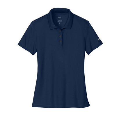 embroidered-nike-ladies-victory-solid-polo-nkdx6685 — College Navy