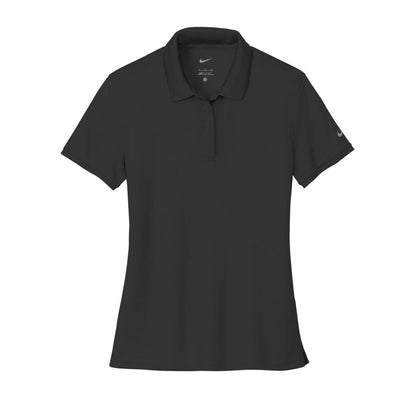 embroidered-nike-ladies-victory-solid-polo-nkdx6685 — Black