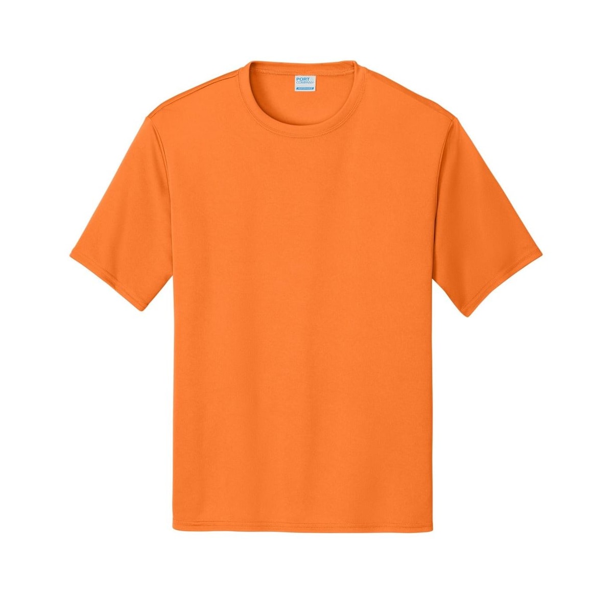 port-and-company-essential-performance-tee — Neon Orange