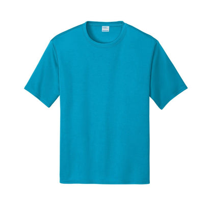 port-and-company-essential-performance-tee — Neon Blue
