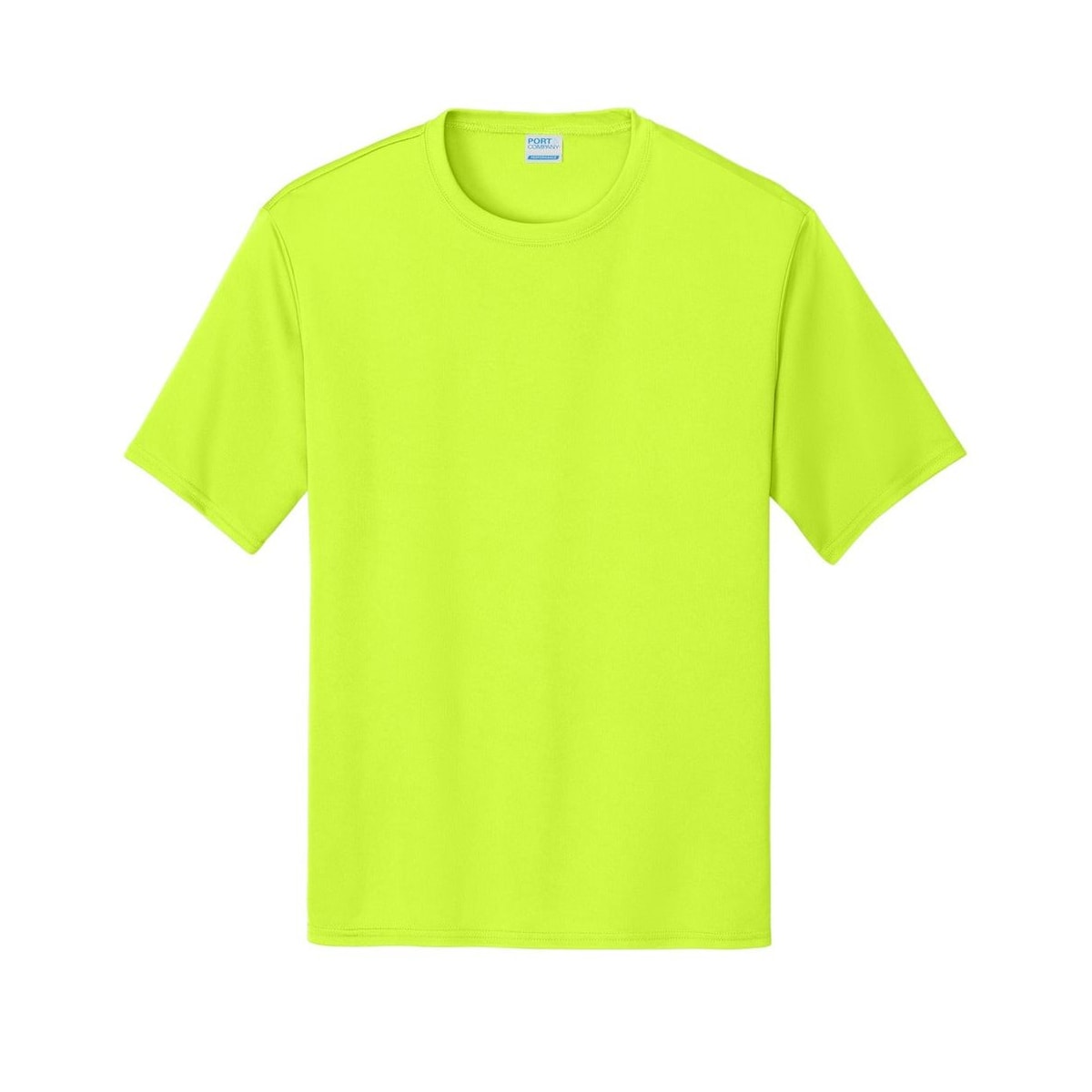 port-and-company-essential-performance-tee — Neon Yellow