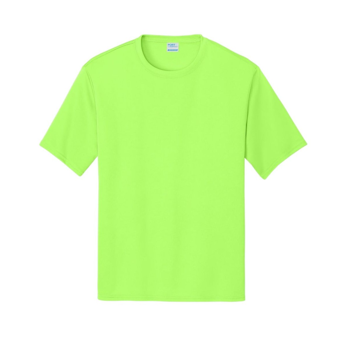 port-and-company-essential-performance-tee — Neon Green
