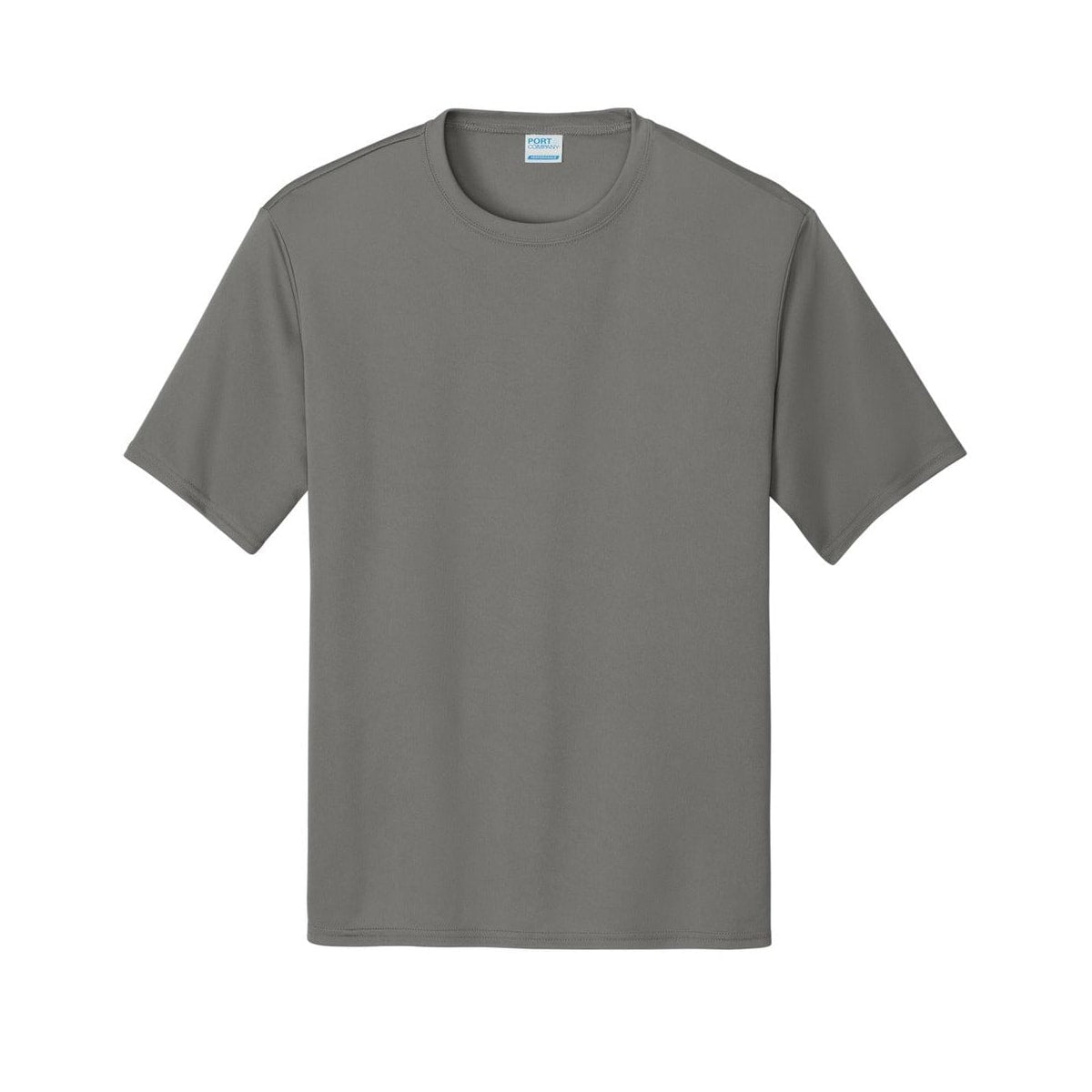 port-and-company-essential-performance-tee — Grey Concrete