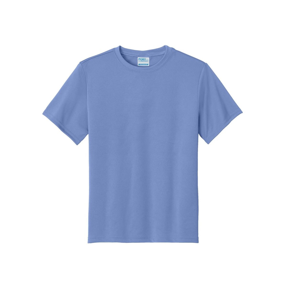 port-and-company-youth-essential-performance-tee — Carolina Blue