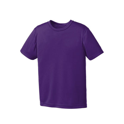 port-and-company-youth-essential-performance-tee — Team Purple