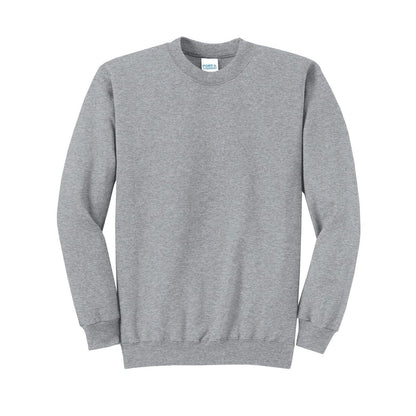 port-and-co-core-fleece-crewneck-sweatshirt — Athletic Heather