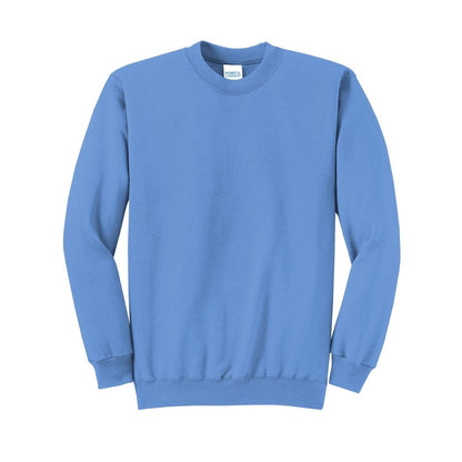 port-and-co-core-fleece-crewneck-sweatshirt — Carolina Blue