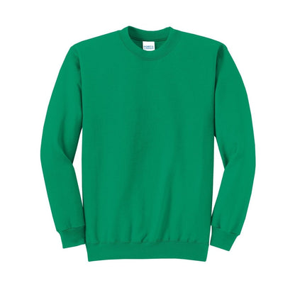 port-and-co-core-fleece-crewneck-sweatshirt — Kelly