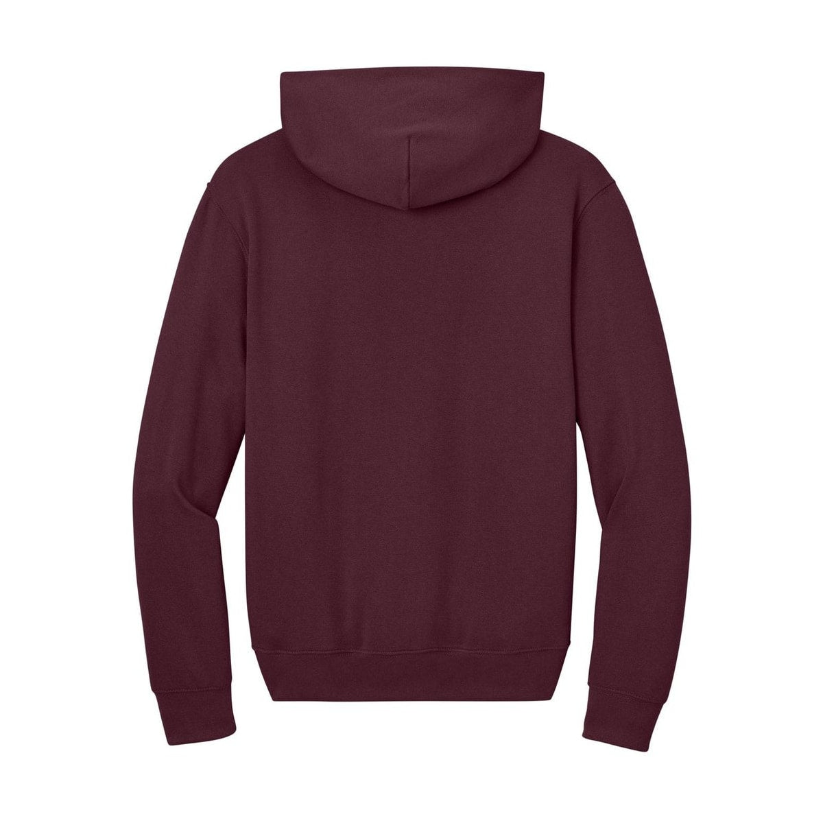 bella-canvas-unisex-pullover-hoodie — Maroon back