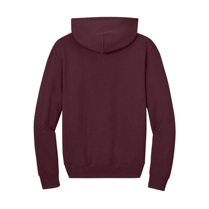 bella-canvas-unisex-pullover-hoodie — Maroon back