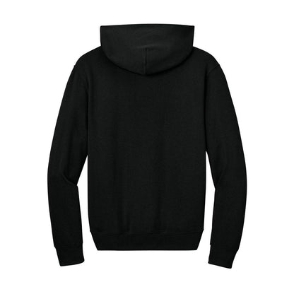 bella-canvas-unisex-pullover-hoodie — Black back