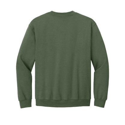 gildan-heavy-blend-crewneck-sweatshirt — Military Green back