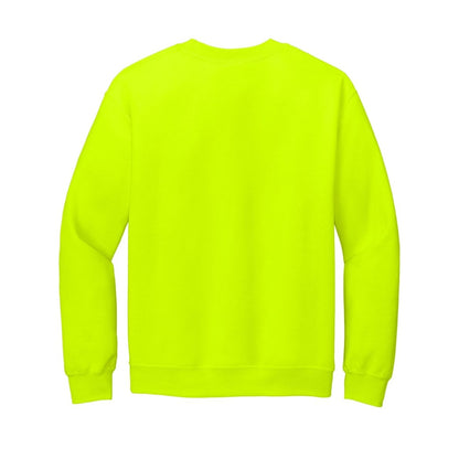 gildan-heavy-blend-crewneck-sweatshirt — Safety Green back