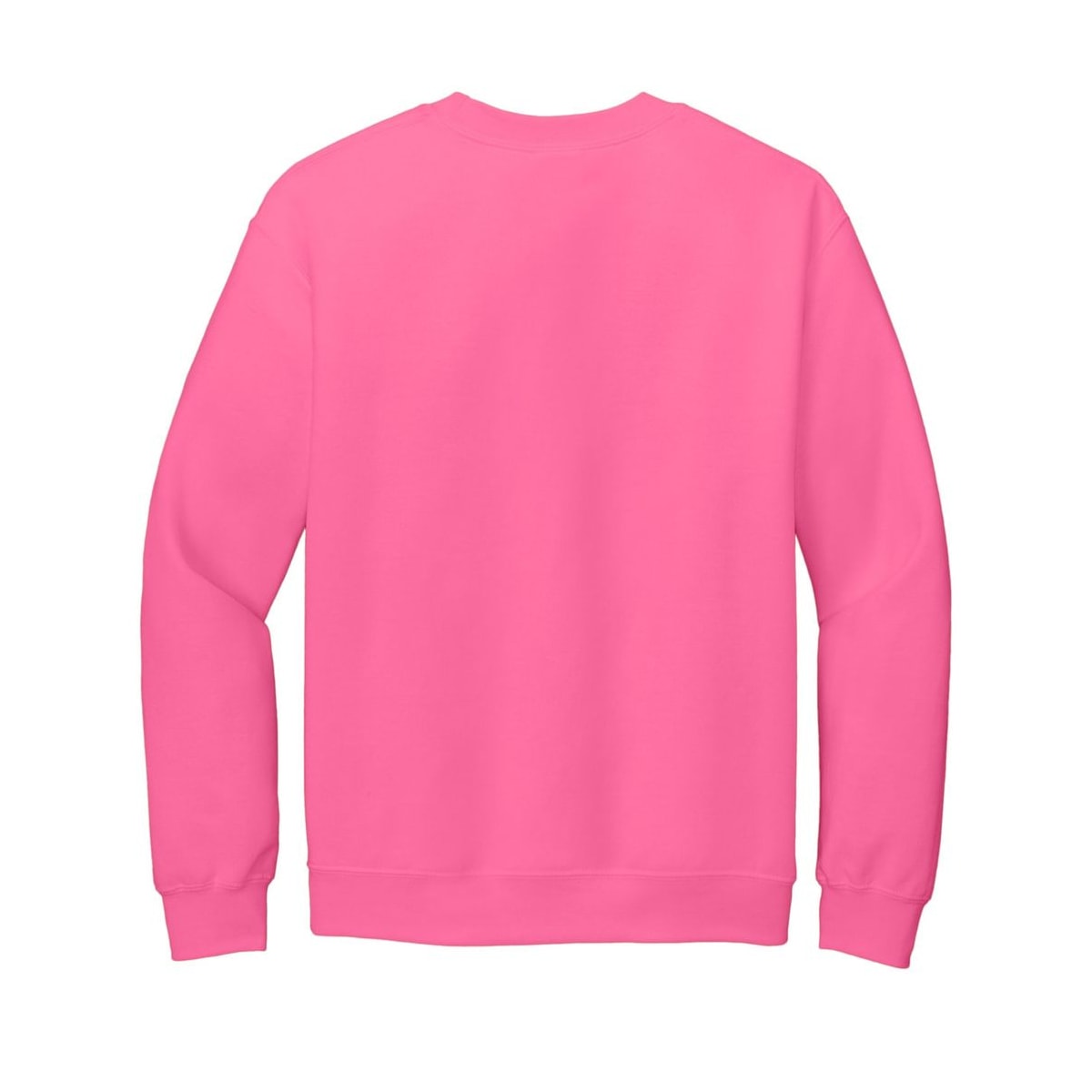 gildan-heavy-blend-crewneck-sweatshirt — Safety Pink back