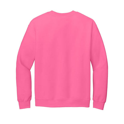 gildan-heavy-blend-crewneck-sweatshirt — Safety Pink back
