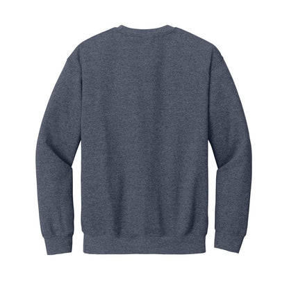 gildan-heavy-blend-crewneck-sweatshirt — Heather Dark Navy back