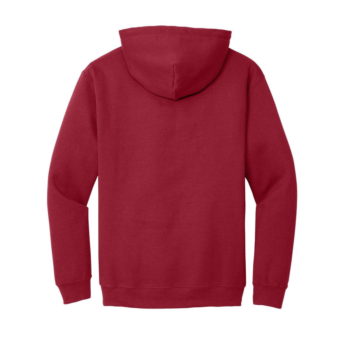 gildan-heavy-blend-hooded-sweatshirt — Cherry Red back