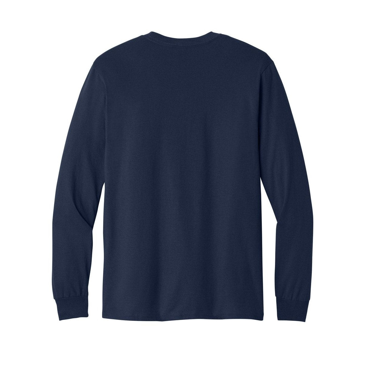 gildan-heavy-cotton-100-cotton-long-sleeve-t-shirt — Navy back
