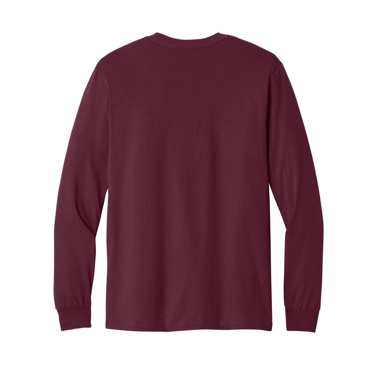 gildan-heavy-cotton-100-cotton-long-sleeve-t-shirt — Maroon back