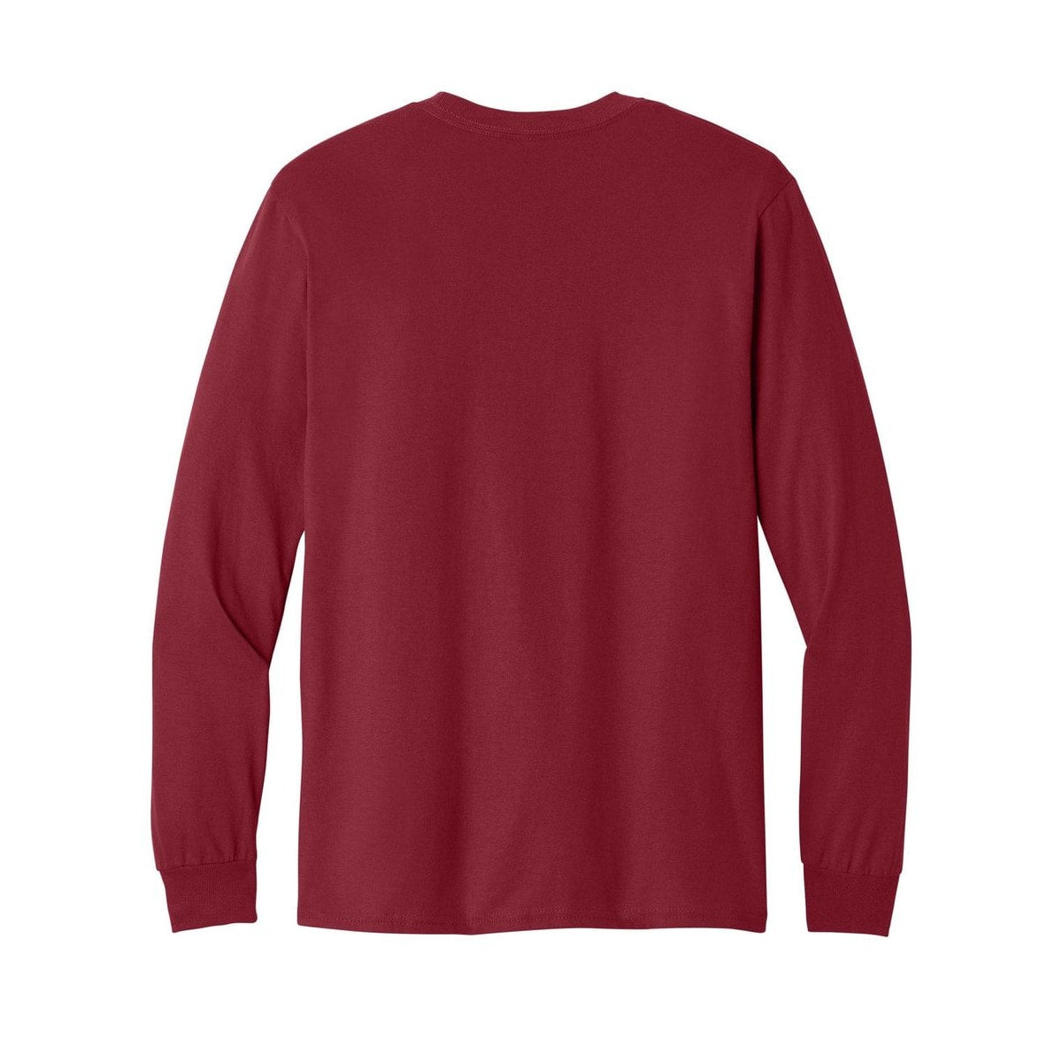 gildan-heavy-cotton-100-cotton-long-sleeve-t-shirt — Cardinal Red back