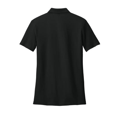 embroidered-gildan-softstyle-women-s-pique-polo — Black back