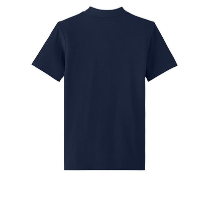 embroidered-gildan-softstyle-women-s-pique-polo — Navy back