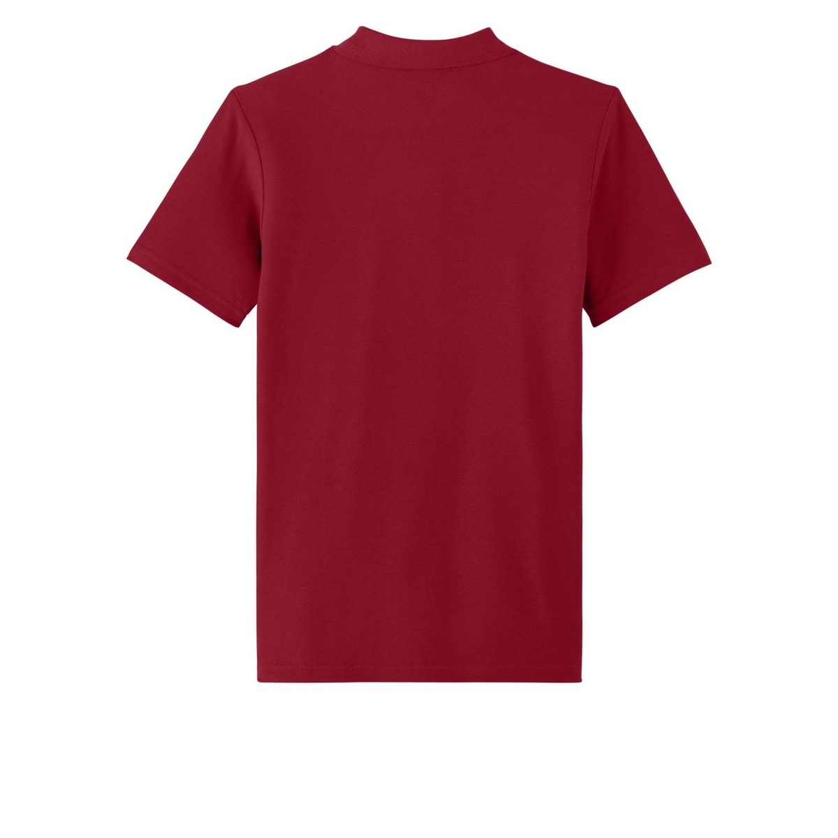 embroidered-gildan-softstyle-women-s-pique-polo — Cherry Red back