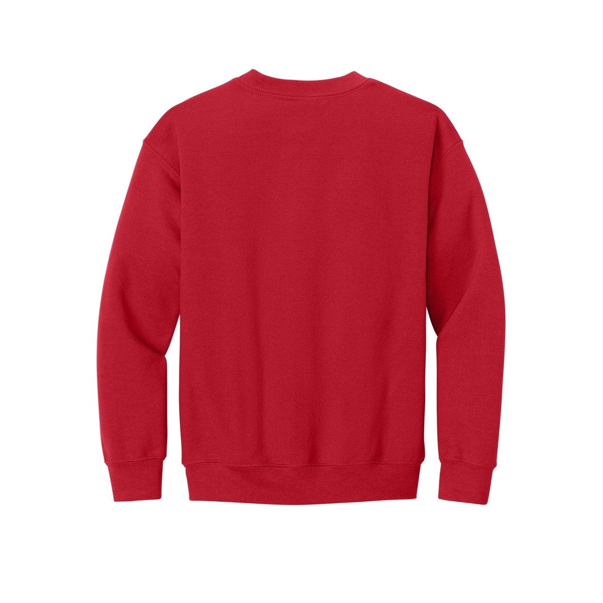 gildan-youth-heavy-blend-crewneck-sweatshirt — Red back