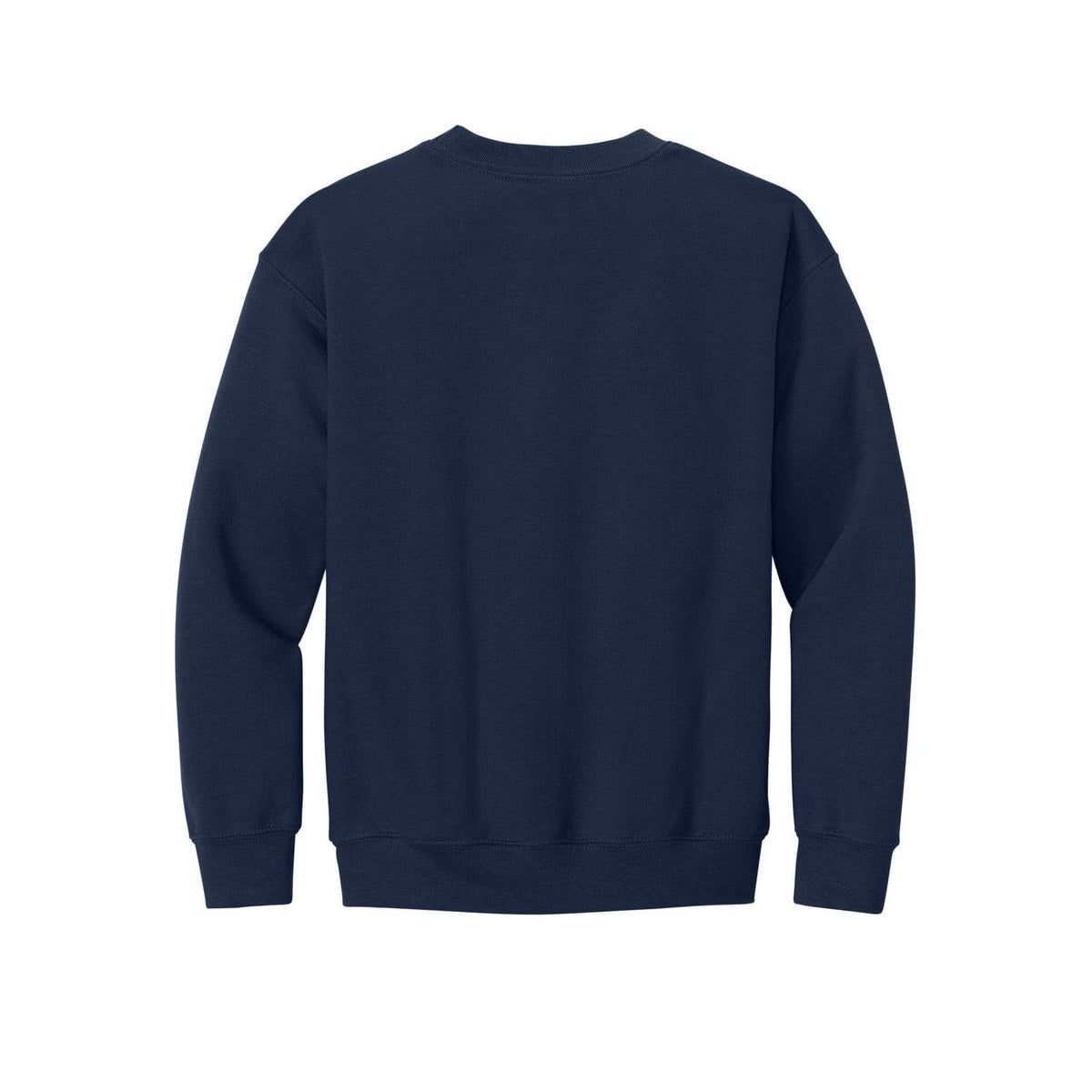 gildan-youth-heavy-blend-crewneck-sweatshirt — Navy back