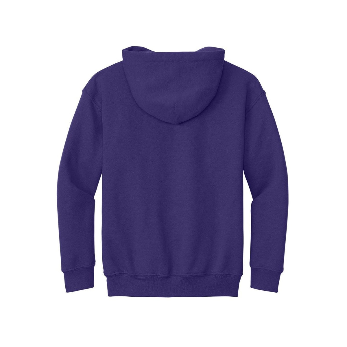 gildan-youth-heavy-blend-hooded-sweatshirt — Purple back