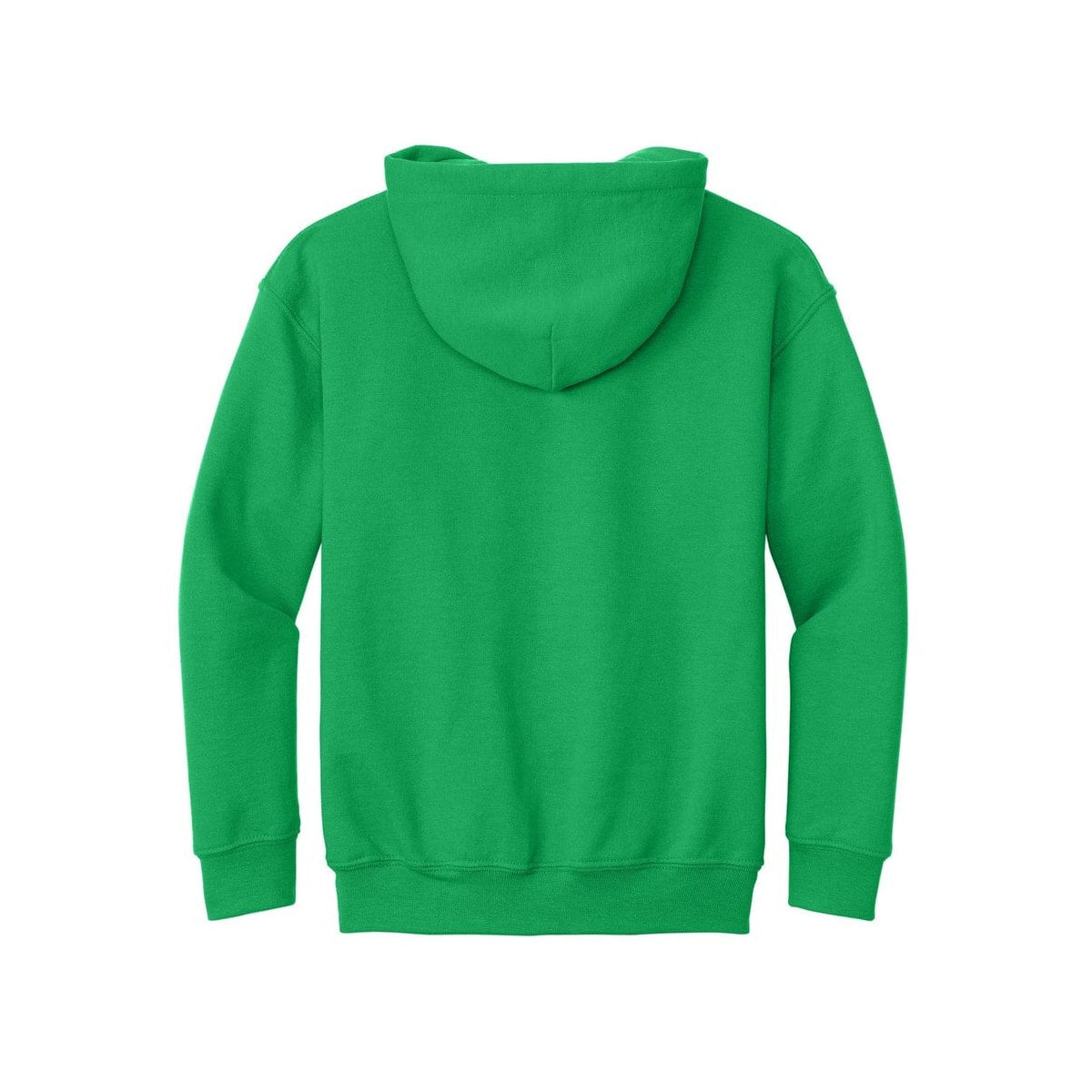 gildan-youth-heavy-blend-hooded-sweatshirt — Irish Green back